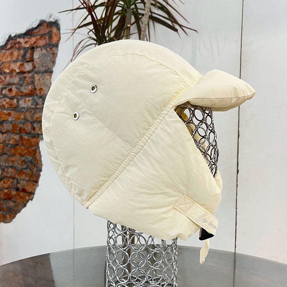 

Толстая шапка-ушанка Теплая лыжная русская шапка Для улицы Ушанка Меховая шапка для мужчин и женщин бежевый