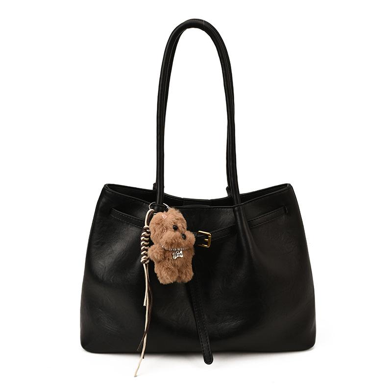 Retro Large-capacity Suede Bag 2025 Autumn and Winter New Commuter Shoulder Bag Women's Portable Tote Bag