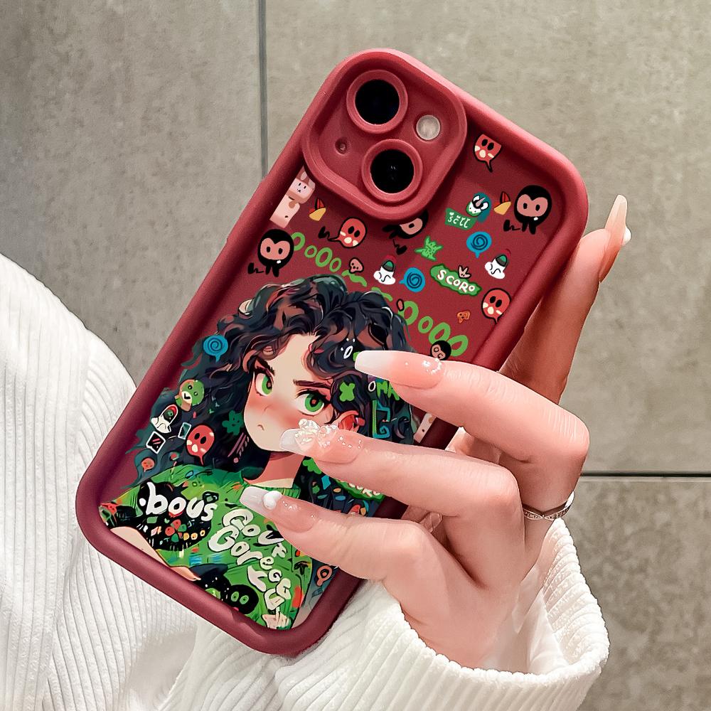 Soft Silicone Square Ladder Printing Pattern Phone Casing Full Cover Camera Shockproof Protection Rubber Case for iPhone Infinix Tecno OnePlus