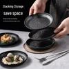 CAIZHI Korean Style Plastic Bone Dish Set