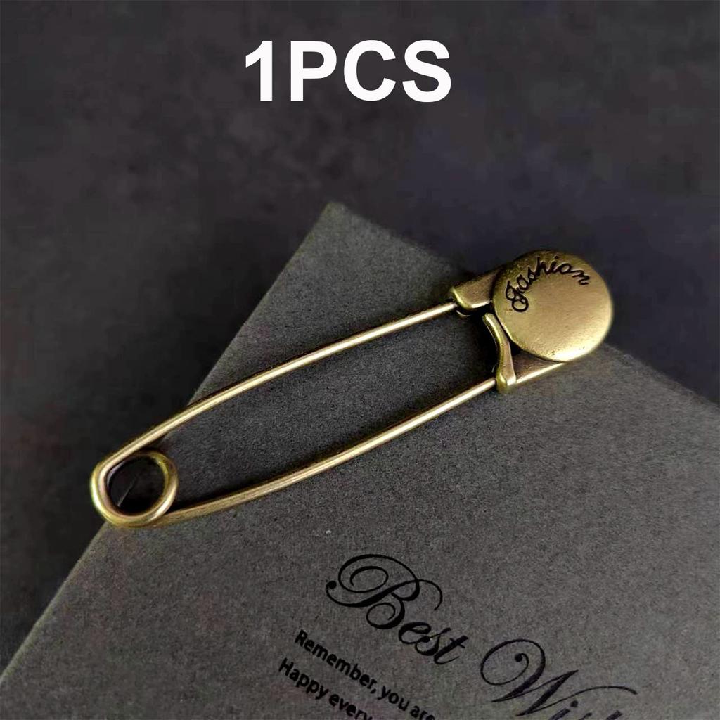 Large Safety Pins Retro Safety Pins Vintage Chic Brooch Pins Decorative for Clothes Scarf Shirt Blanket Shawl Cardigan Crafts