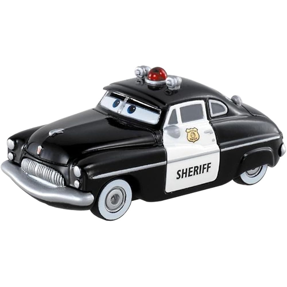 

Takara Tomy Disney Cars Tomica C-9 Sheriff Diecast Toy Vehicle 1:64 Scale