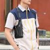Anti-Theft Shoulder Bag Security Backpack Slim Crossbody Hidden Underarm Chest Pack with Adjustable Straps Compact Travel Organizer