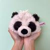 NICI Figure Face Pouch, Panda Drawstring, Black and White, Animal, 3090654