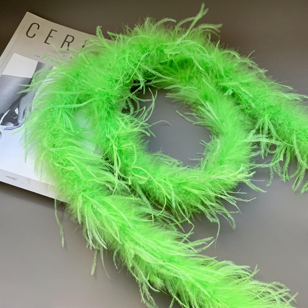 Colored Feather Strips, Ostrich Hair, Top Strips, Dance Costumes DIY Decorative Materials, Clothing Accessories
