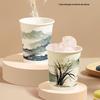 Durable Thickened Disposable Paper Coffee Cups for Home and Office