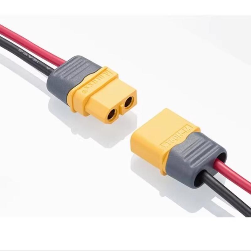 1 Pair Xt60H Male Female Bullet Connectors Plugs With Sheath Xt60 Upgrade Connectors For Lithium Battery Rc Planes Car