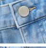Dai Jia Er 2026 Light Blue Slimming Wide Leg Jeans – Stretch, Straight Leg, Versatile Fit