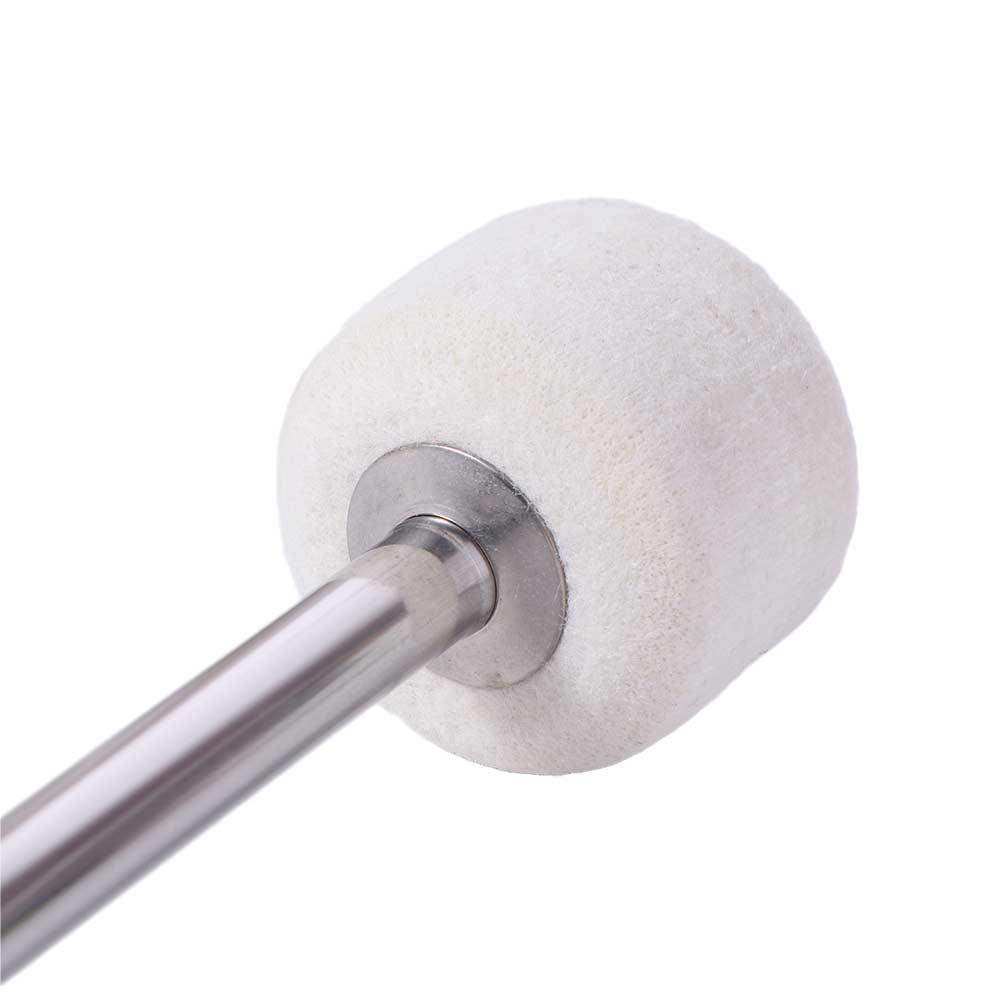 1Pc Stainless Steel Bass Drum Mallet Hanging Rope Instrument Sticks  Musical Instrument