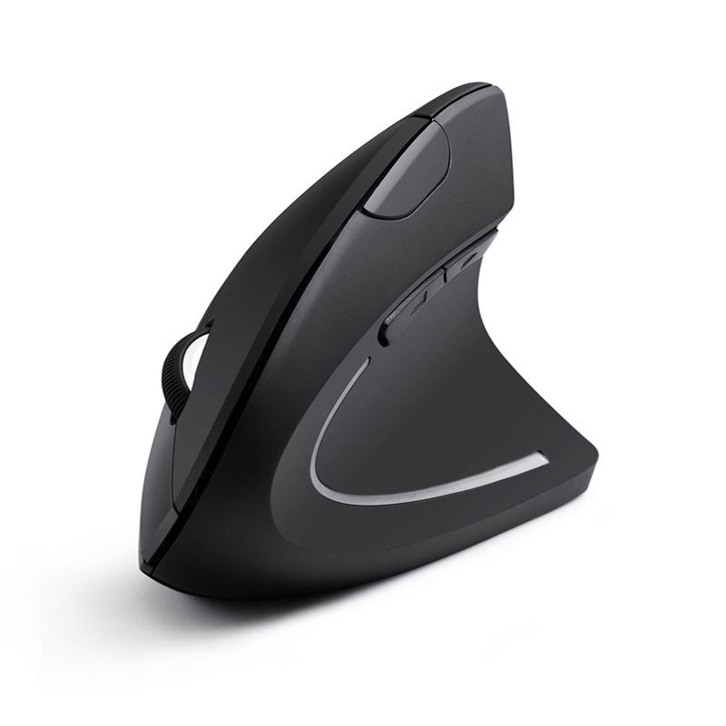 Ergonomic Optical Bluetooth Vertical Mouse with Side Buttons, Power-Saving, Long Battery Life for Gaming and Office Use.