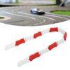 300Pcs Anti-Scratch RC Road Track Barriers Red and White RC Barriers  Mini RC Car