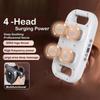 High-Frequency Vibration 4-Head Massager Multifunctional Usage Ultra-Quiet Operation Deep Tissue Percussion Massager