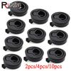 2/4/10Pcs Black Round Flush Pull Slam Latch for RV Boat Marine Deck Hatch Door Replacement for RV Boat Marine Deck Hatch Locker