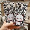 Phone Case: 2D Flat Suitable for iPhone 18 17 16 15 14 13 Pro, Transparent with Corner Protection, Cute Angry Face, Christmas and Halloween Gift