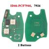 10pcs Remote Car Key Circuit Board For Renault Duster Modus Clio Twingo DACIA Logan Sandero 433Mhz ID46/4A pcf7952E PCF7947/7946