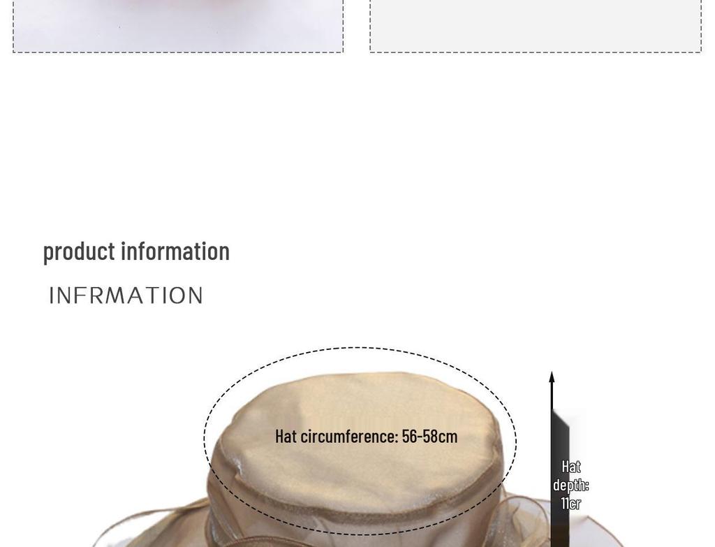 Women's Summer Foldable Sun Hat: European & American Style Fedora with Flower Organza Design