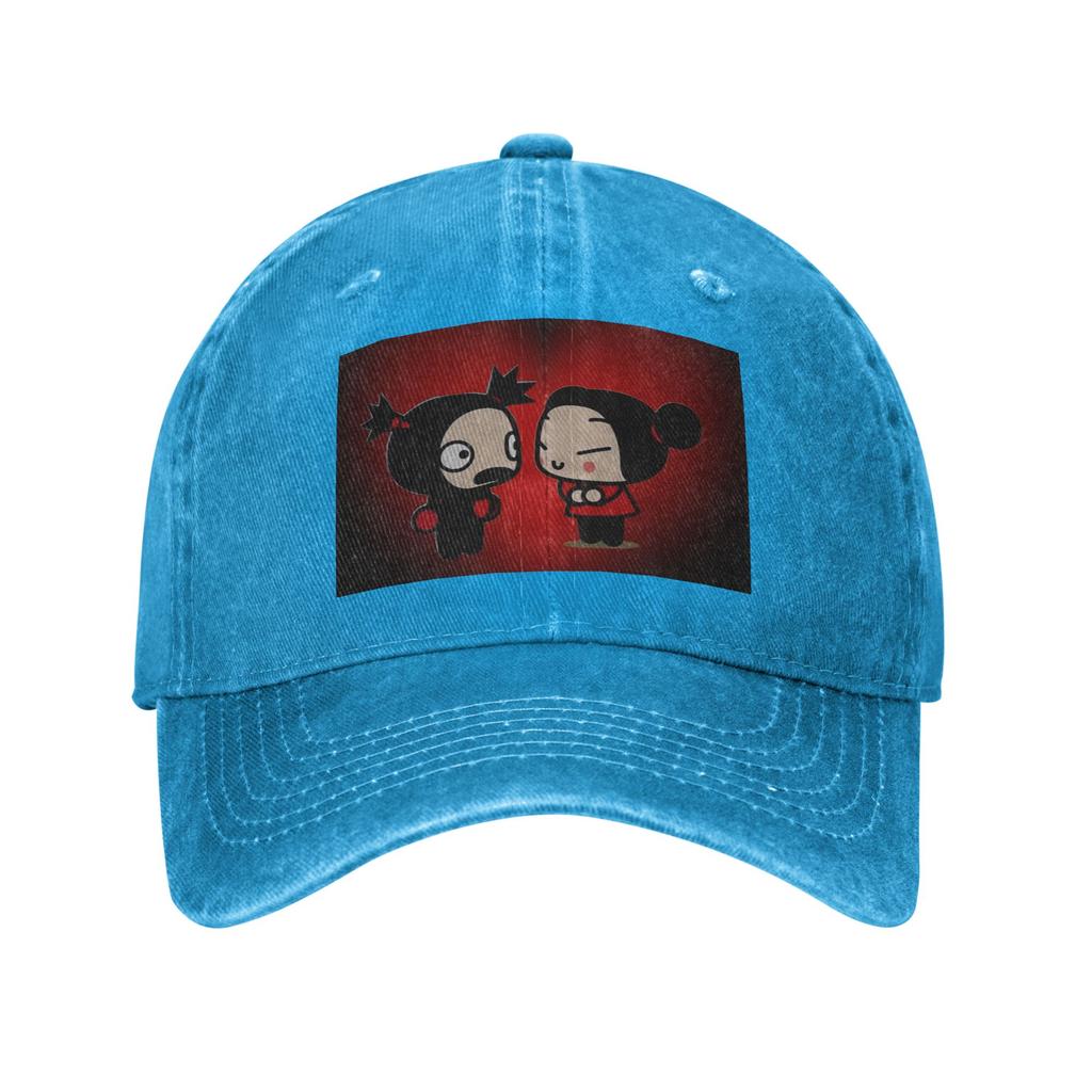 Pucca Denim Cap Casual Baseball Caps Adjustable Hat Summer Unisex Baseball Hats