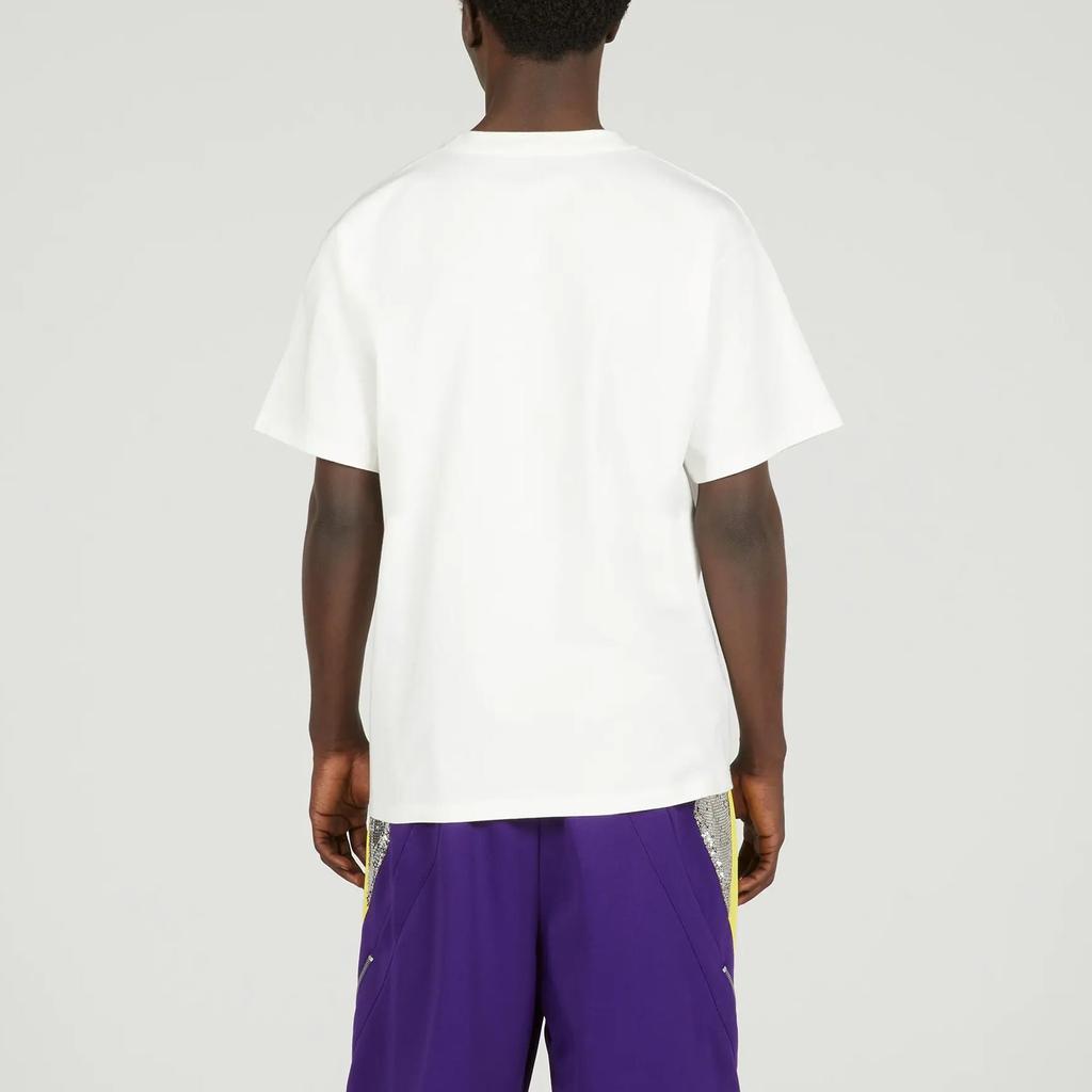 GUCCI T Shirts Men's Ecru Crew Neck Moderate 616036-XJFF9-9095
