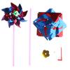 Windmill Colorful Flower Outdoor Toy Spinner Pinwheel Plastic Thin Windmill Windmill Toy Pinwheel