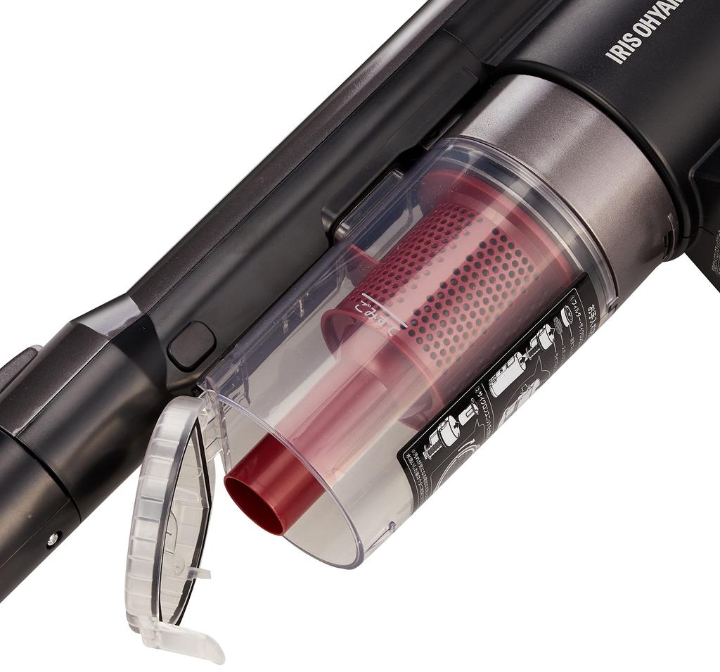 Iris Ohyama Vacuum Cleaner Cordless Handy Cyclone Stick Cleaner Power Head Lightweight High Power Suction Dust Collection Cup 2WAY 0.35L SCD-141P-B