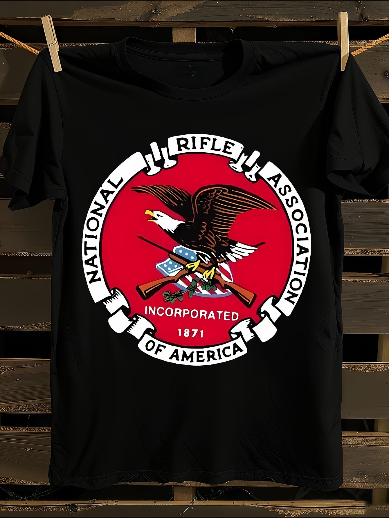 National Rifle Association NRA Logo Graphic Tshirt S
