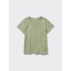Uniqlo W S Supima CoTTon V Neck S S T ShirT