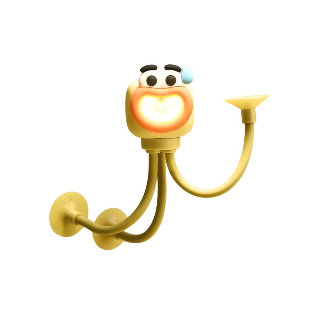 Adjustable Octopus Night Light Flexible Shape Cartoon Design Portable Reading Lamp Suitable for Children's Bedroom and Nursery Use