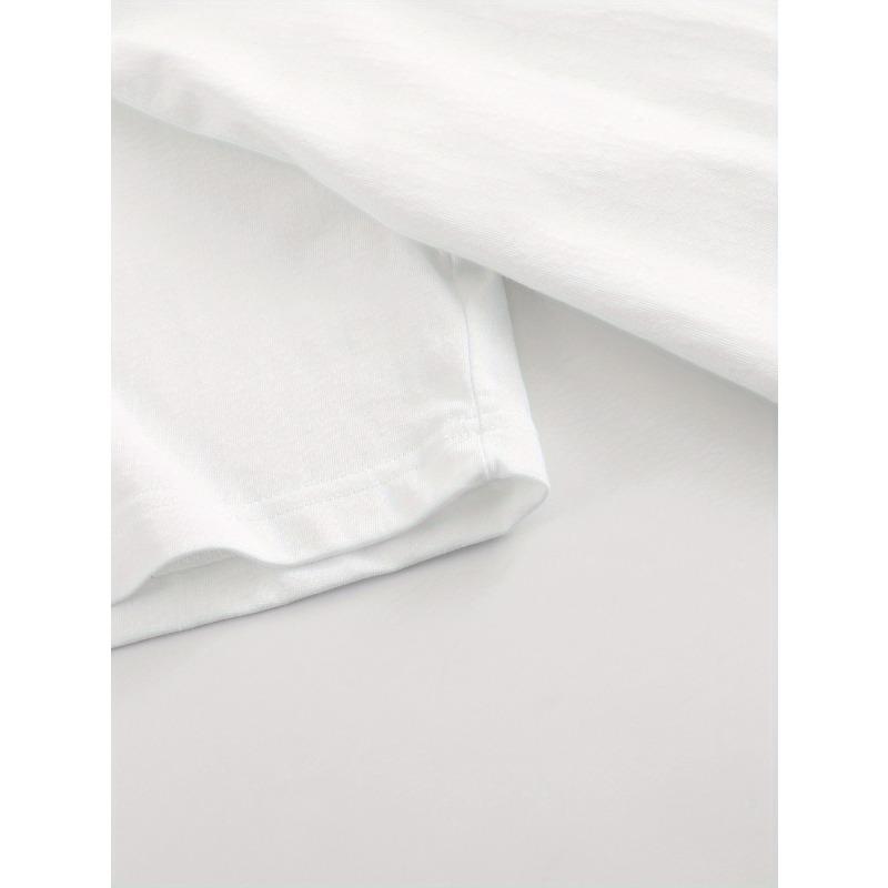 Tailles européennes T-shirt graphique amusant pour femme « Non, C'EST TOI QUI L'ES » Saying Haut décontracté blanc pour tous les jours Respirant Chemise toutes saisons Tenue décontractée amicale