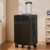 Lightweight 24-Inch Leather Suitcase: Stylish and Spacious Travel Trolley for Female Students