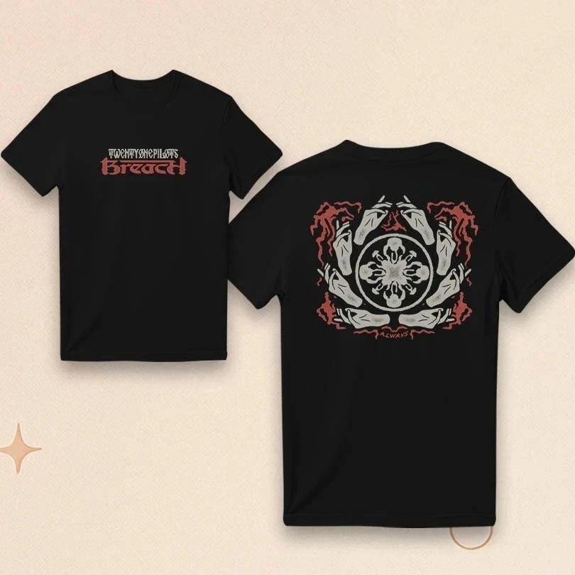 Twenty One Pilots Breach Fear 2025 TShirt Unisex T-Shirt S