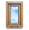 Fereastră Stejar Auriu PVC Basculantă 40X60cm, Nouă 400X600 Mm Dublu Geam Basculant
