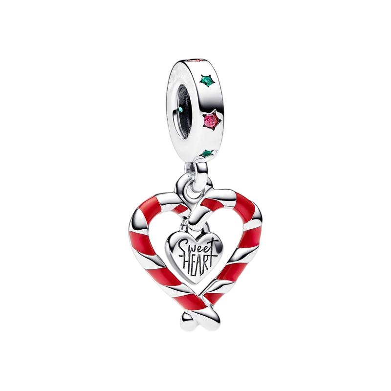 Novos Pingentes de Natal Diy Joias Femininas Presente Árvore de Natal Rena Nariz Vermelho Papai Noel Contas Encaixe Pulseira Original Acessórios