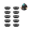 140 Piece Clips Wigs Clips U Shape Snap Clips Iron Metal Replacement Hair Clips Comb Clips For Extensions Wigs-Black