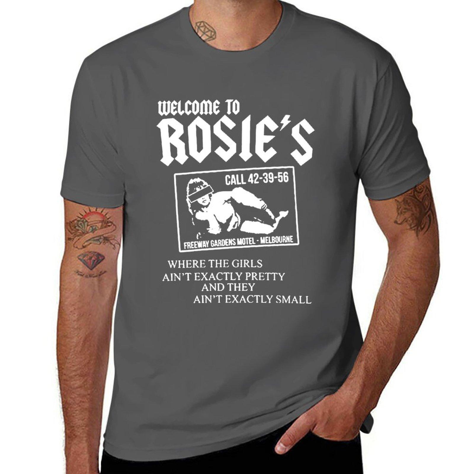 ZheXiong TEE Nieuwe Ac Dc voor A-CDC Ge&iuml;nspireerd Whole Lotta Rosie Ge&iuml;nspireerd Grote Fans Nieuwe Tour Vintage T-shirt Sneldrogend Shirt Herenkleding M