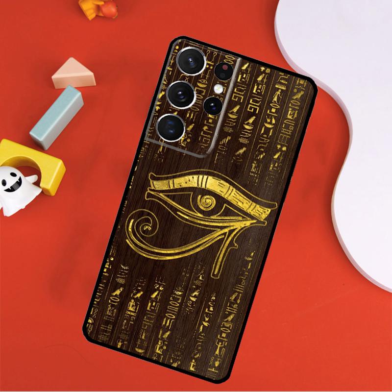 Egypt Egyptian Pharaoh Phone Case For Samsung Galaxy S25 Ultra S9 S10 S20 FE S21 S22 S23 S24 Plus S24 Ultra Cover