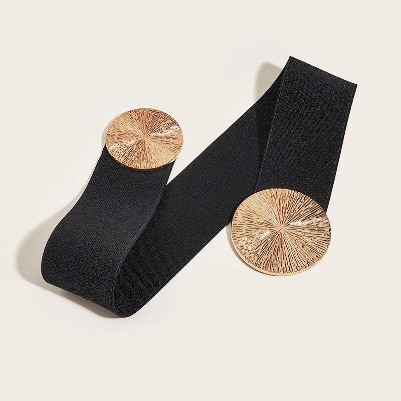 Damska moda wysokiej jakości elastyczna, szeroka talia, płaszcz z uszczelnieniem, gorset do sukienki, paski dla kobiet, luksusowy projektant, damski pas