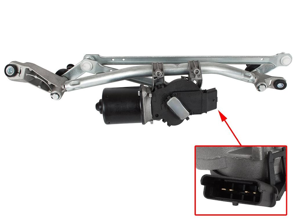 Nissan Qashqai J10 06-14 wiper mechanism + MOTOR
