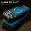 Compatible with Apple 17ProMax magnetic detachable phone case, Samsung S25 flip cover, A17 two-in-one leather case