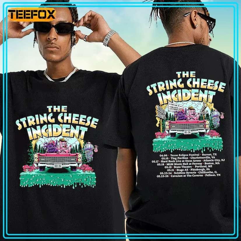 

2 Sides The String Cheese Incident Tour 2024 Concert T-Shirt S-5XL SN27 Unisex T-Shirt XXXXL