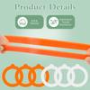 6PCS Silicone Jar Gaskets 3.75Inch Rubber Seals Rings for Glass Jars Airtight Gasket Sealing Rings for Regular Mouth Canning Jars,Leak Proof Rubber
