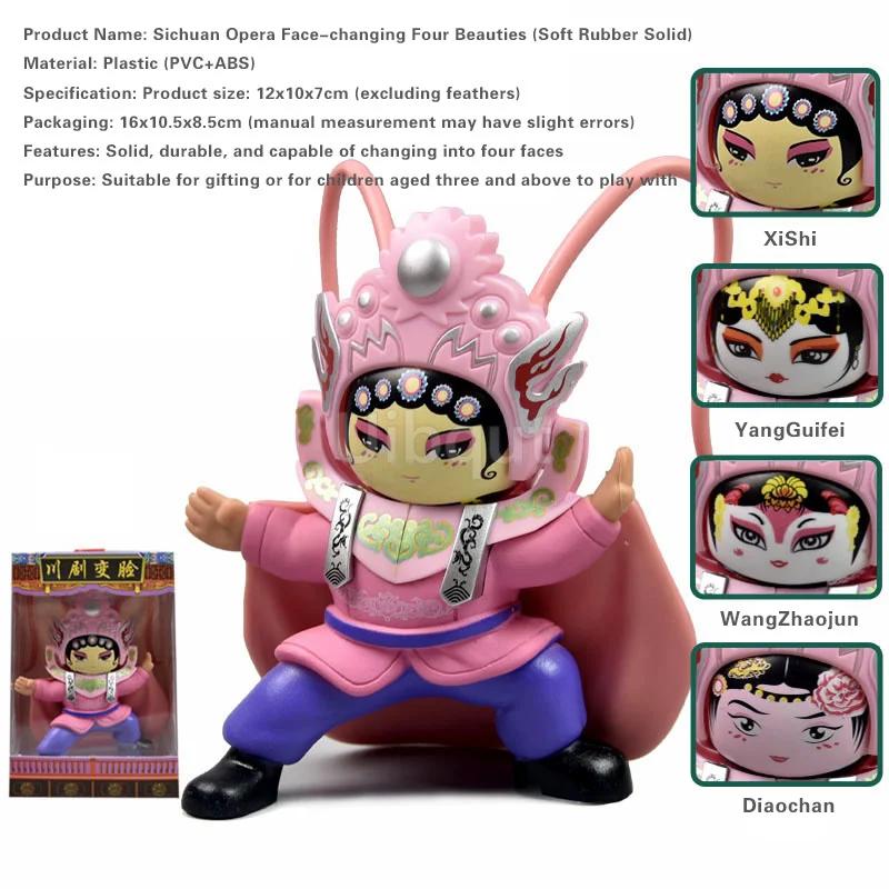Doll ornament Masked Doll Sushi Tourist souvenirs children's gift Chinese traditional doll Face-changing in Sichuan Opera