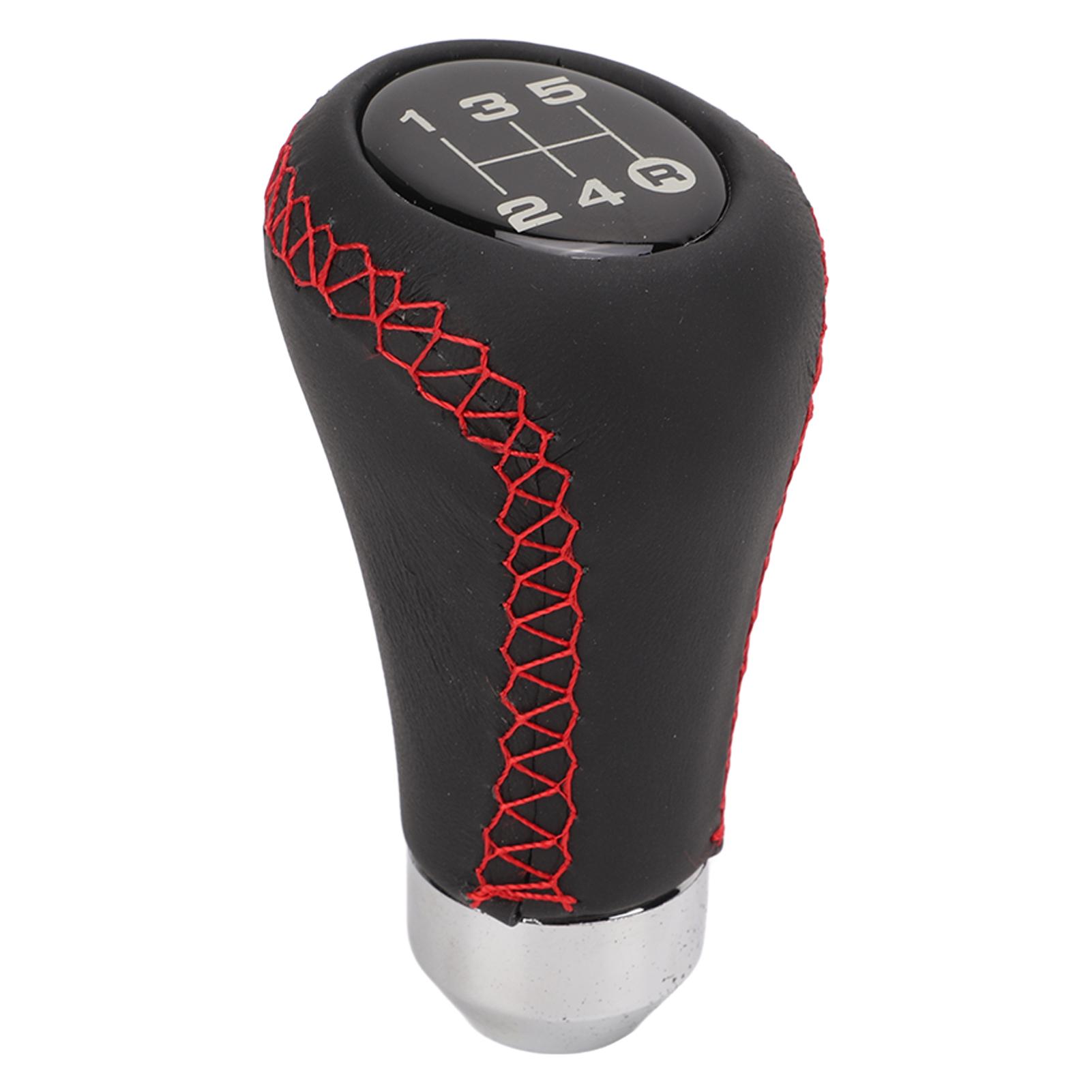 

Ручка переключения передач с 3 адаптерами 5 скоростей АБС Искусственная кожа Универсальная головка рычага переключения передач для автомобиля