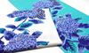 Anbo Dyeing Hand Towel Iroe Hydrangea Authentic Dyed Cotton Tokuoka Made In Japan 35cm X 100cm "Dye-Tsuke White" 100%