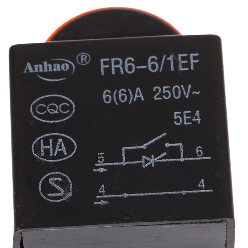 Příslušenství pro kutily 6-rychlostní spínač regulátoru pro elektrickou brusku Fr2-6/1Fe 6A 250V elektrická úhlová bruska Elektrické nářadí