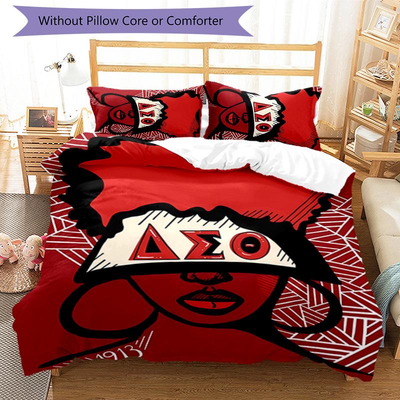 3pcs Kappa Alpha Psi logo3 pattern bedding set duvet cover set includes duvet cover &pillowcases, perfect all season bedroom decoration & gift