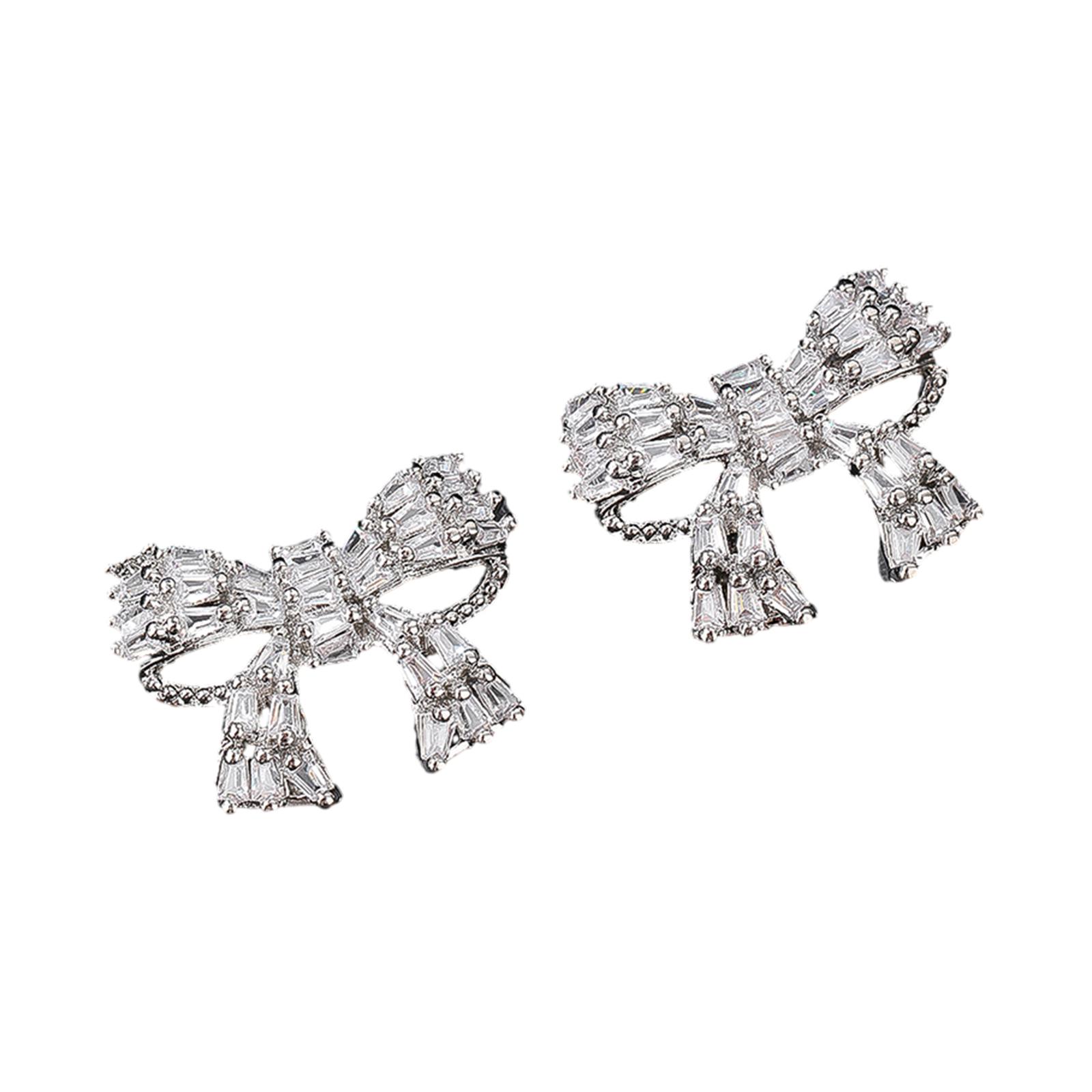 

2 шт. Пуговицы-бантики со стразами, сплавные швейные аксессуары для DIY, свадебная одежда, кардиган, ципао, рукоделие серебряный