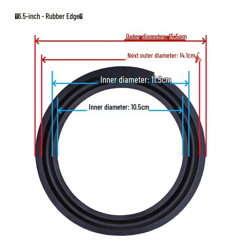 Speaker Surround Repair Rubber Edges for 3-15 Inch Models