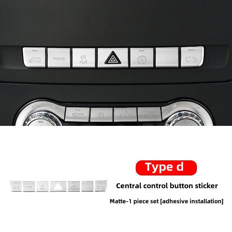 2025 Hot Racing Grills Car center console CD AIR steering wheel button sticker cover for Mercedes-Benz W447 Vito 2016-24 V-class