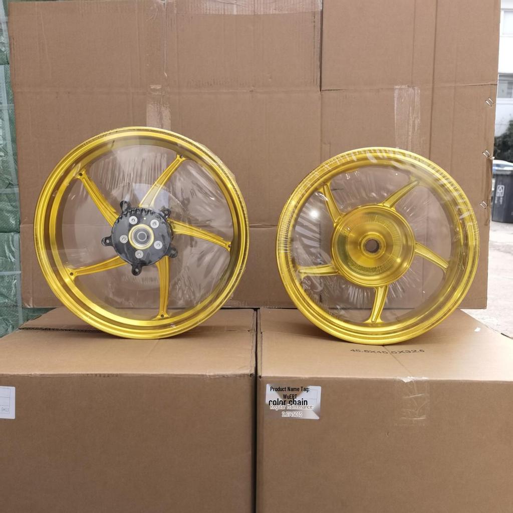 Honda PCX Aluminum Alloy CNC Lightweight Front & Rear Wheel Hub Rim Modification