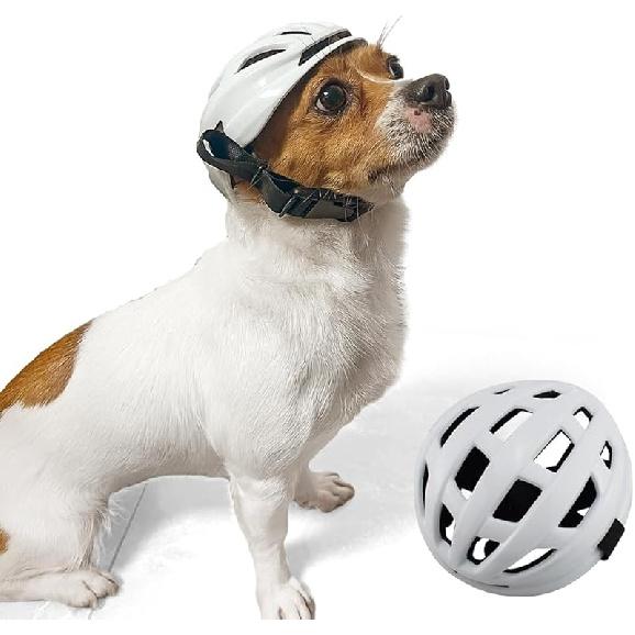 Small Cat Dog Helmet,Pet Helmet for Small Cat Dog Outdoor Driving Walking, Pet Helmets Cap with Adjustable Blet for Kitten Doggies Motorcycles, S